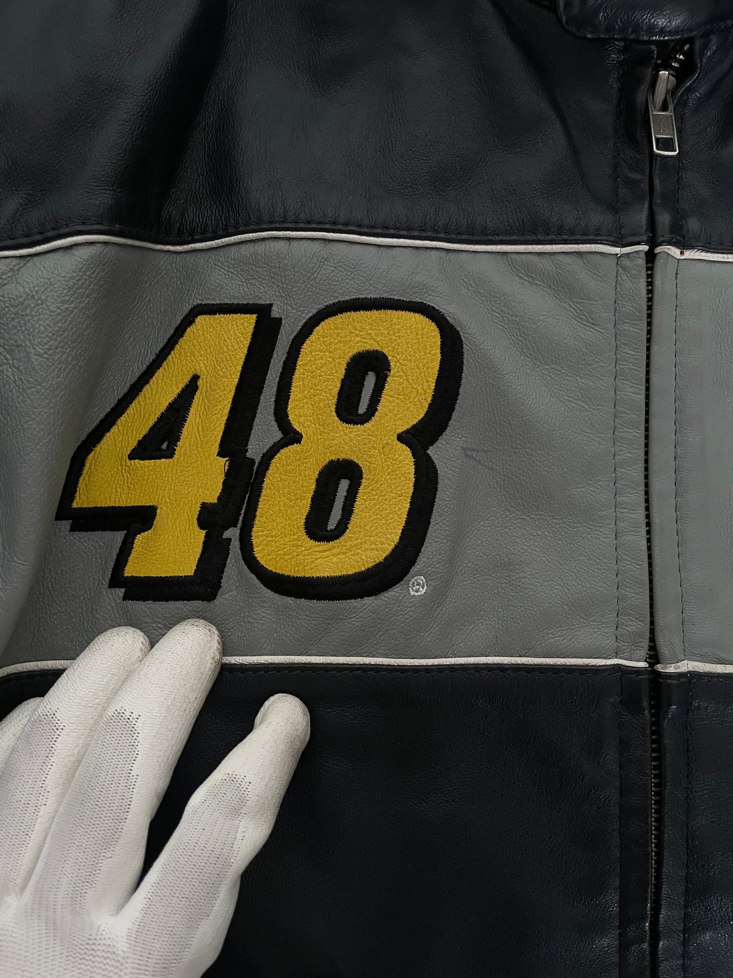 B Jacket Racing / hase authentics racing sports de jimmie johnson #48 nascar