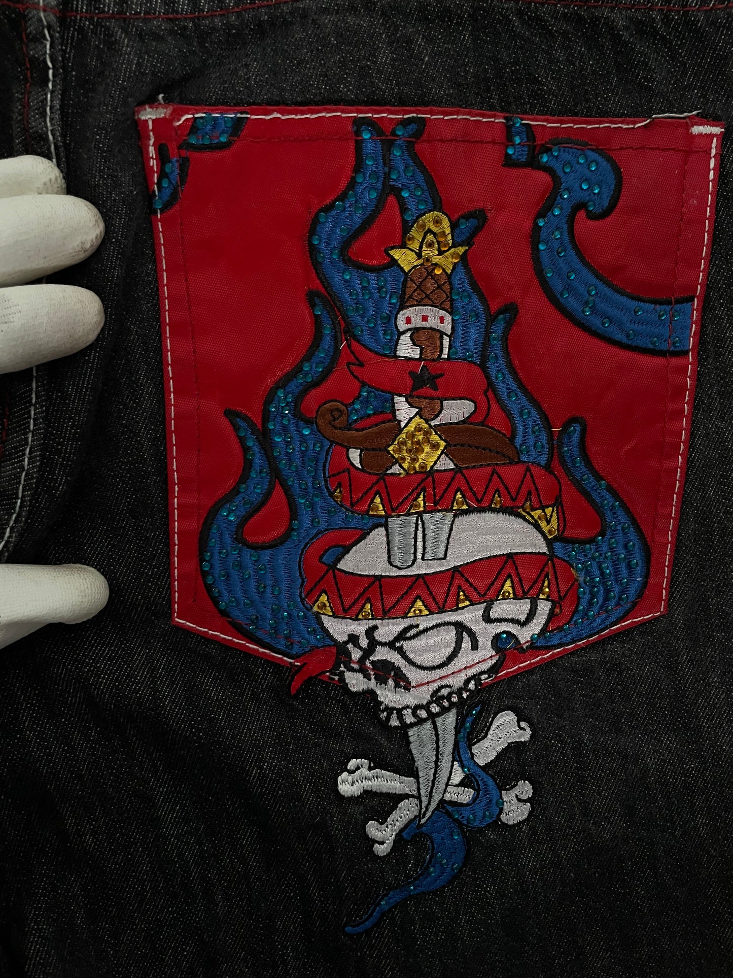 Ed Hardy Baggy Jeans 2008 pieza OG